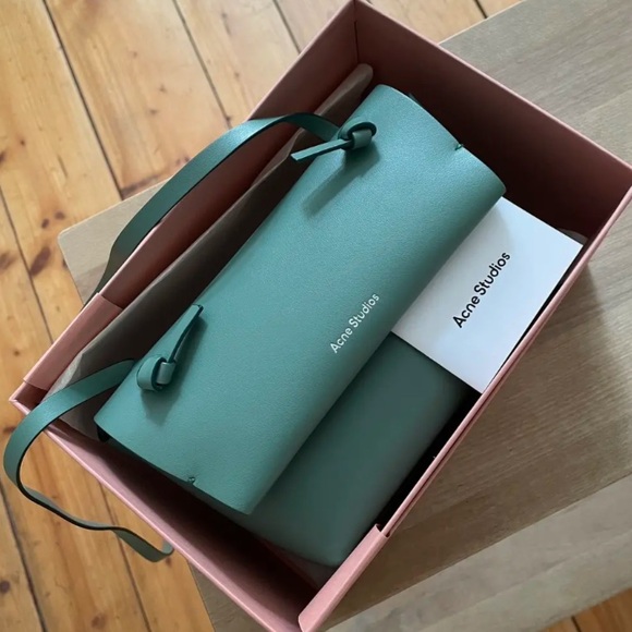 Acne Studios knotted Sage Mini Bag - Picture 1 of 5